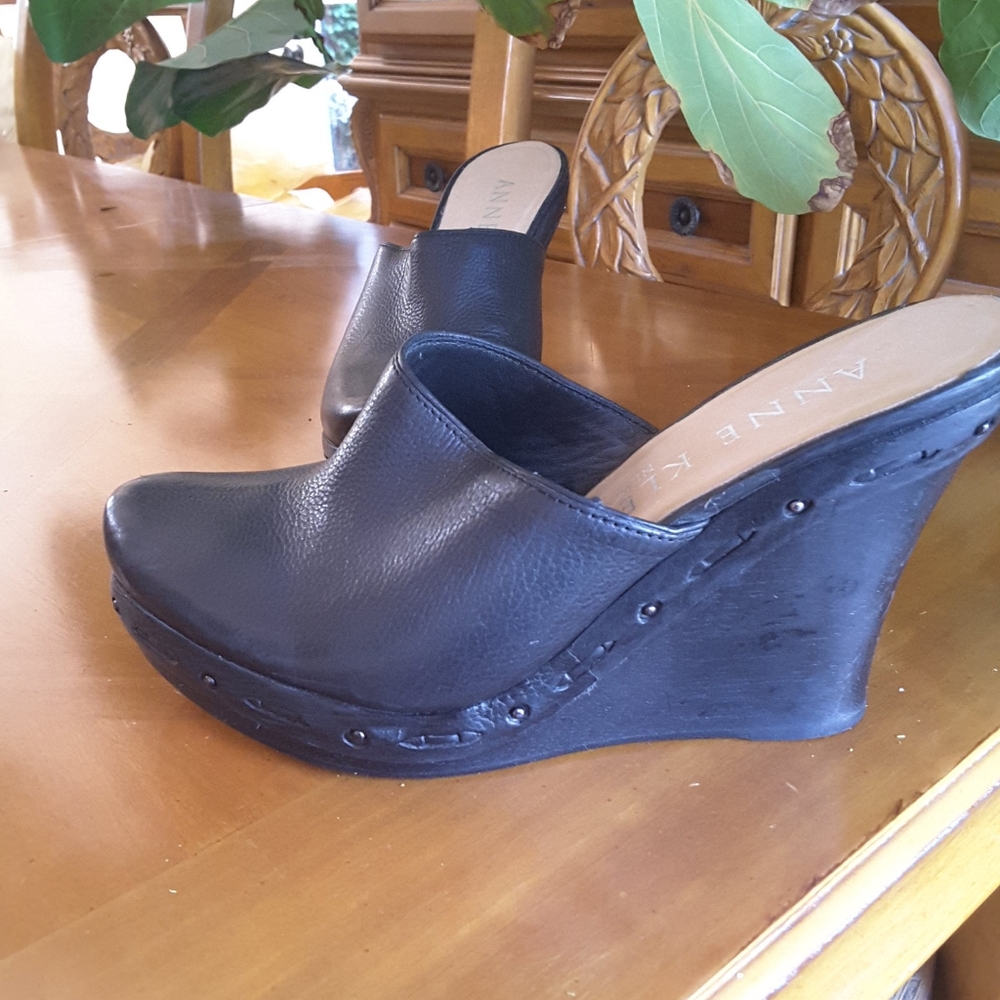 Anne Klien platform mules - Picture 2 of 3